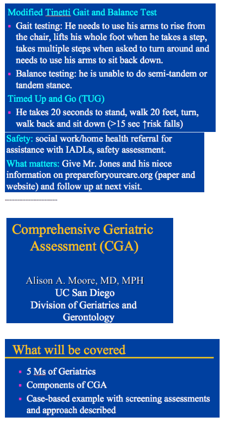 Comprehensive Geriatric Assessment Cga 6095